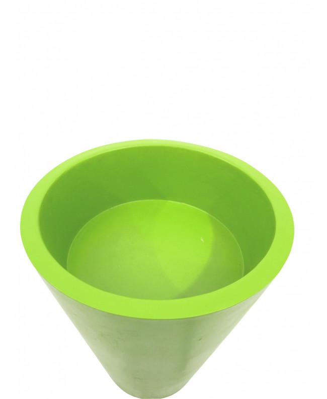 Europalms Fiberglasspot, green, 44x61cm