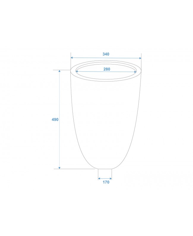 Europalms LEICHTSIN CUP-49, shiny-brown
