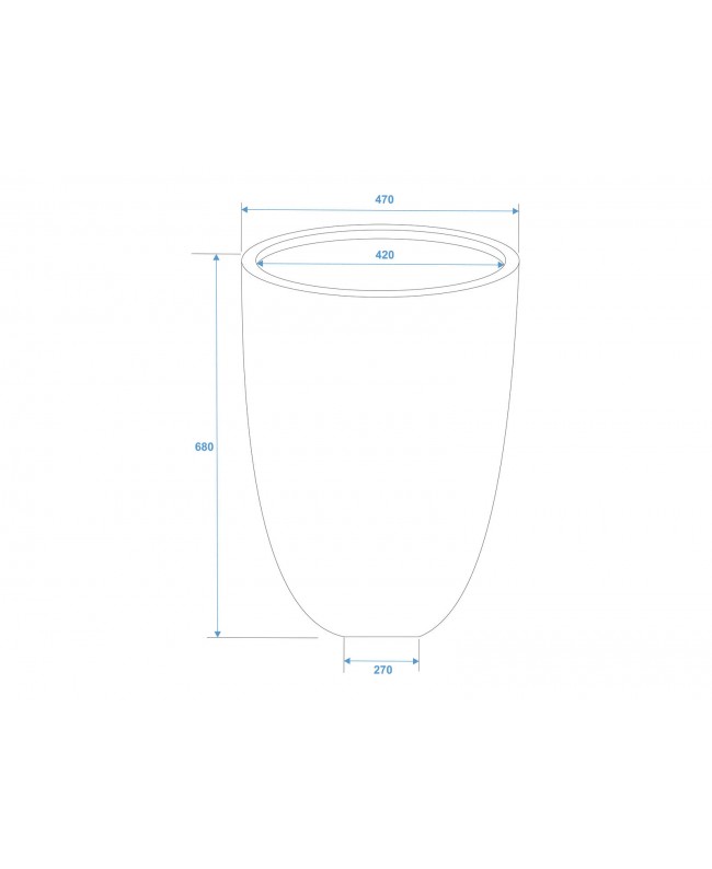 Europalms LEICHTSIN CUP-69, rosso lucido