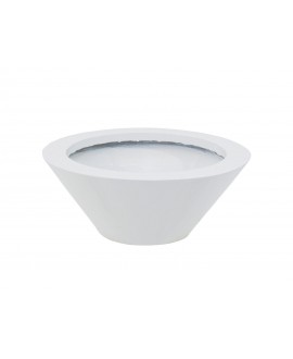 Europalms LEICHTSIN BOWL-15, shiny-white