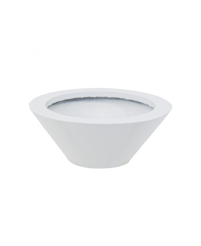 Europalms LEICHTSIN BOWL-15, shiny-white