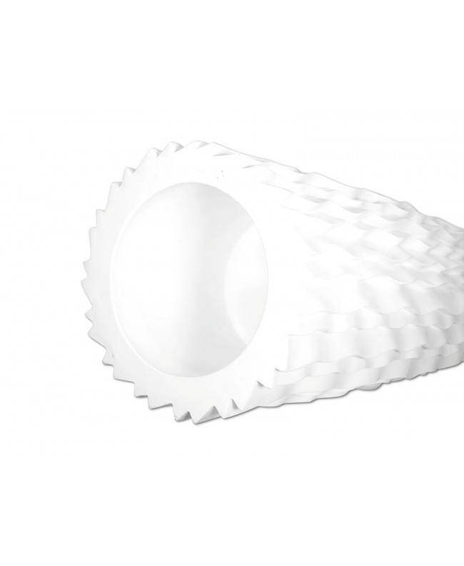 Europalms Design pot LAMELLA-140, white