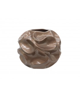 Europalms Design pot BUBBLE-35, brown