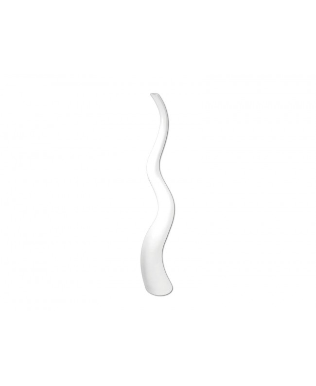 Europalms Designvase WAVE-125, weiß
