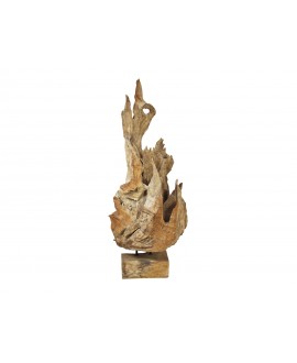 Europalms Natural wood sculpture 160cm