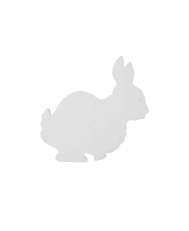 Europalms Silhouette Hase, weiß, 56cm