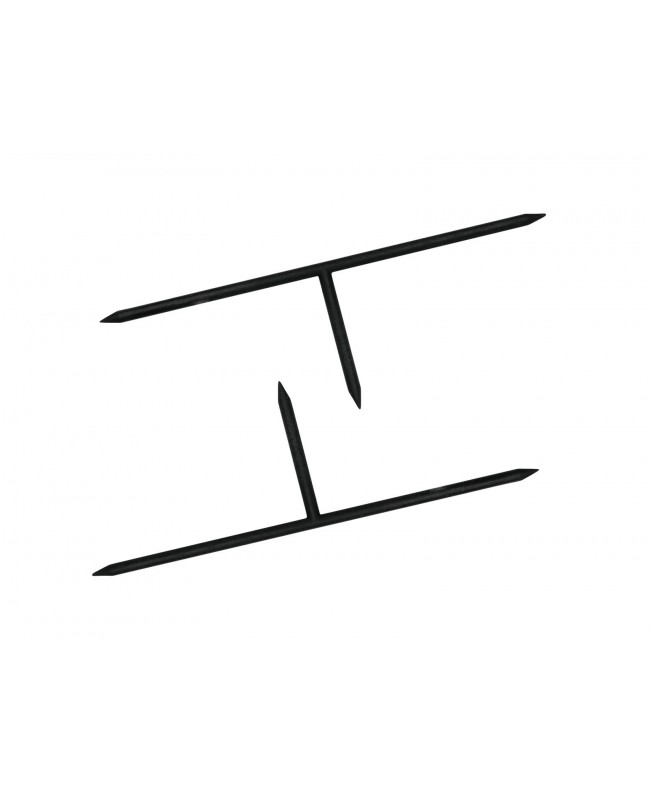 Europalms Silhouette Coniglietto, bianco, 56cm