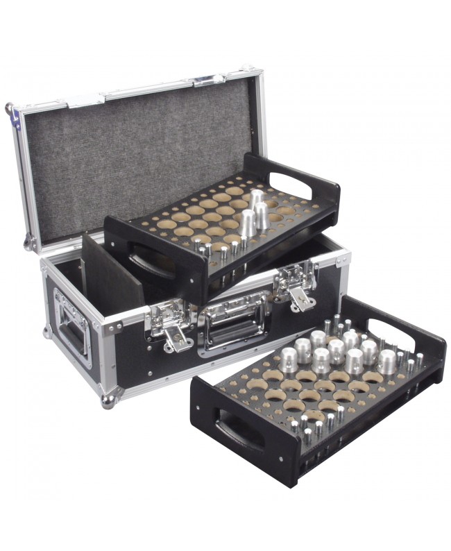 SHOWGEAR Konischer Adapterkoffer Inklusive 2 Adaptereinlagen