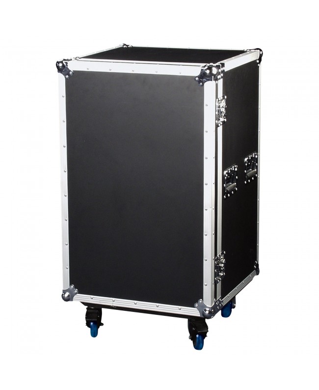 SHOWGEAR Schubladenkoffer 16U Multi-purpose - Lenkrollen mit Bremse