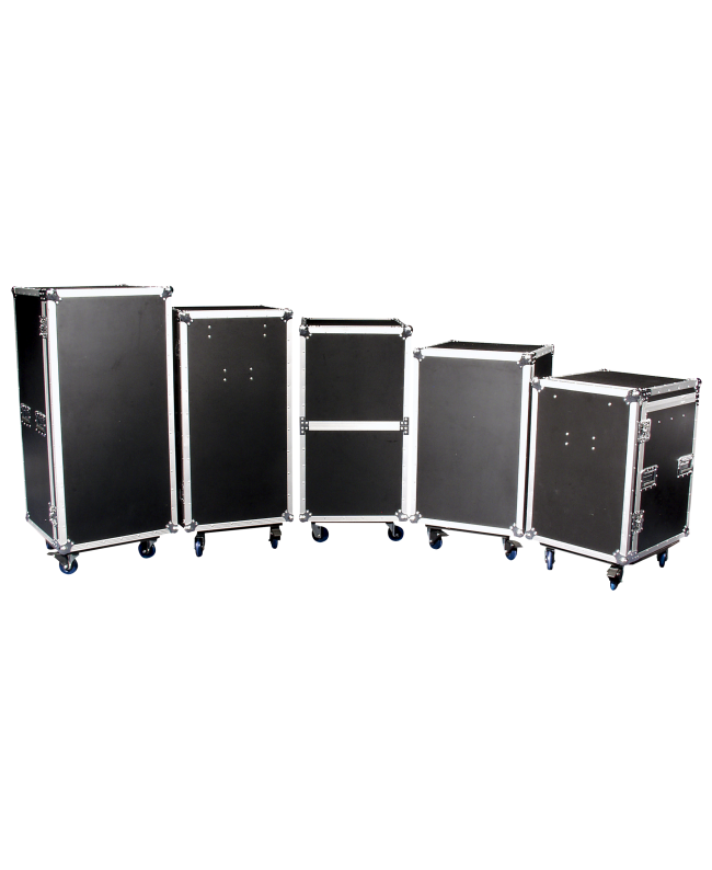 SHOWGEAR Drawer Case 16U Multi-purpose - swivel castors with break