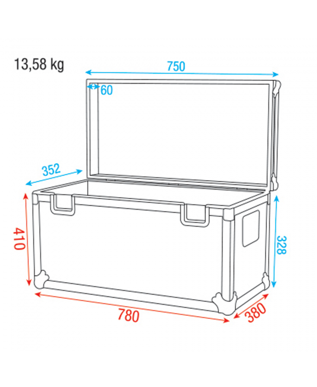 SHOWGEAR Stack Case 3 Baule impilabile 3