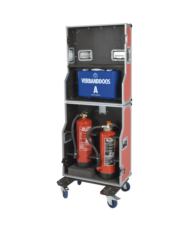 SHOWGEAR Emergency Case With cut-outs for fire extinguishers