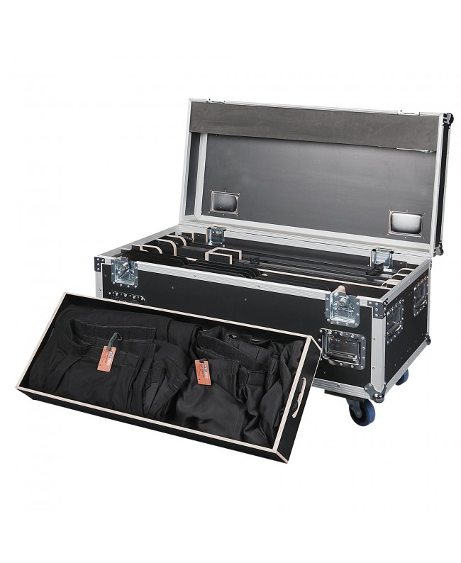 WENTEX Pipe and Drape Case for FOH Kit For up to 19 m (62 ft) wide