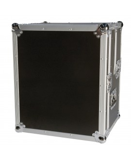 SHOWGEAR Wireless Microphone Case 2 Striscia 6 U, 19 pollici, con due cassetti