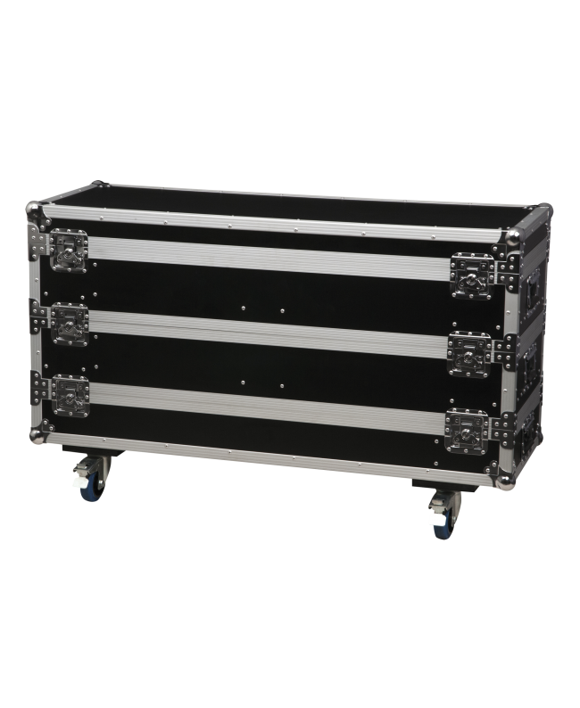 SHOWTEC Koffer für 12x Sunstrip Active 3 stapelbare Fächer mit Zubehörfach Scheinwerfer-Cases