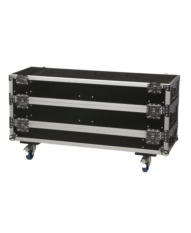 SHOWTEC Koffer für 12x Sunstrip Active 3 stapelbare Fächer mit Zubehörfach Scheinwerfer-Cases