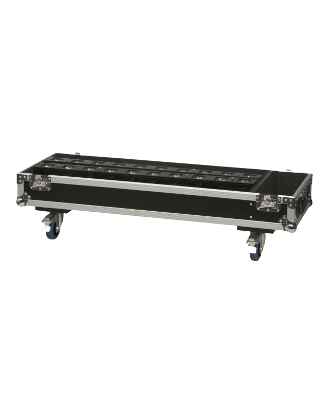 SHOWTEC Case for 12x Sunstrip Active 3 sezioni impilabili con scomparto per gli accessori