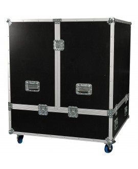 SHOWGEAR Koffer für 100 cm Spiegelkugel Mit Schutzschaum und Lenkrollen mit Bremse Spiegelkugel-Cases