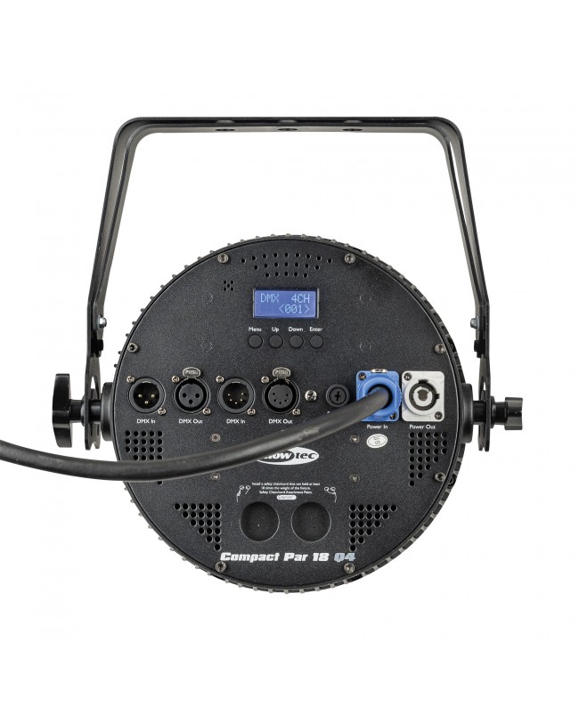 SHOWTEC Kompakt Par 18 Q4 18x 7 W RGBW LED Par - schwarz LED PAR