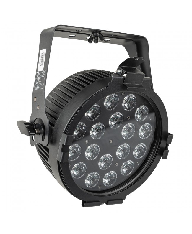 SHOWTEC Kompakt Par 18 Q4 18x 7 W RGBW LED Par - schwarz LED PAR