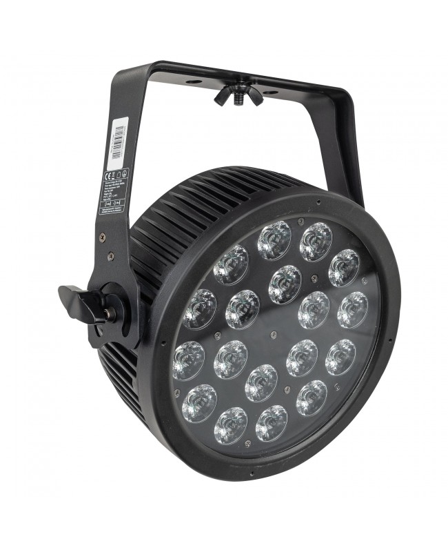 SHOWTEC Kompakt Par 18 Q4 18x 7 W RGBW LED Par - schwarz LED PAR