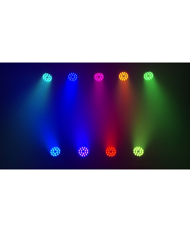 SHOWTEC Kompakt Par 18 Q4 18x 7 W RGBW LED Par - schwarz LED PAR