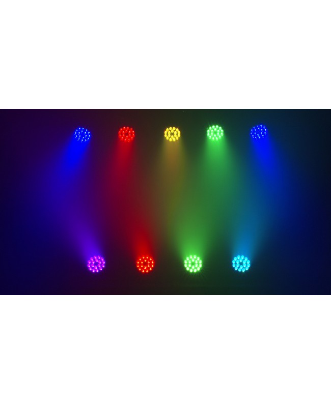 SHOWTEC Compact Par 18 Q4 18x 7 W RGBW LED Par - black LED PAR