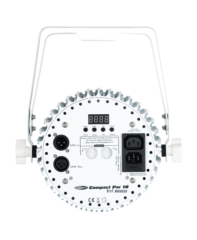 SHOWTEC Kompakt Par 18 MKII 18x 3 W RGB LED Par - weiß LED PAR