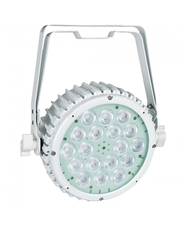 SHOWTEC Kompakt Par 18 MKII 18x 3 W RGB LED Par - weiß LED PAR
