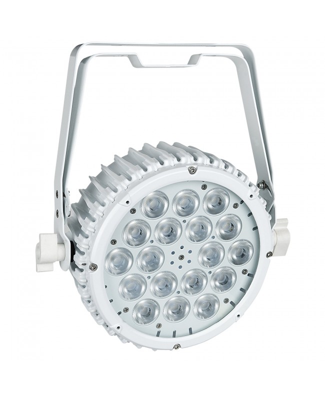 SHOWTEC Compact Par 18 MKII 18x 3 W RGB LED Par - white LED PAR