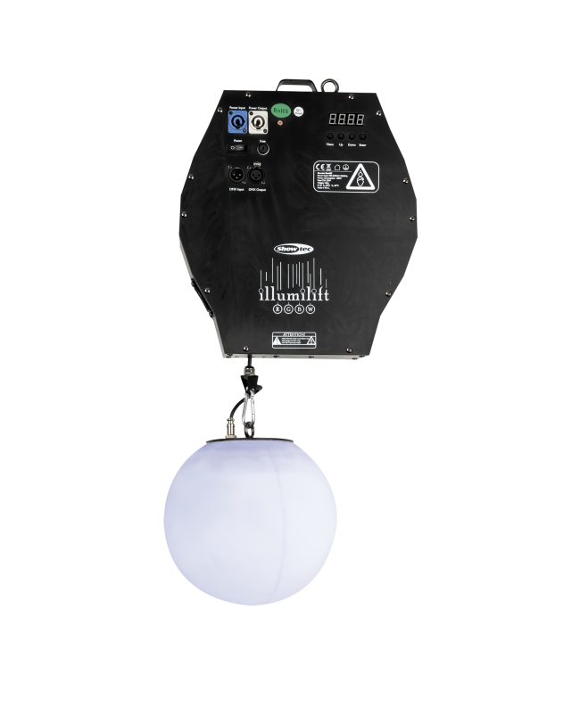 SHOWTEC Illumilift RGBW 4m Dispositivo di collegamento / 25cm Sfera LED Decorazione luminosa