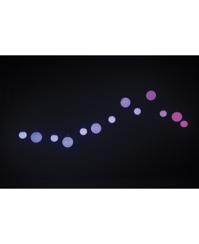 SHOWTEC Illumilift RGBW 4m Dispositivo di collegamento / 25cm Sfera LED