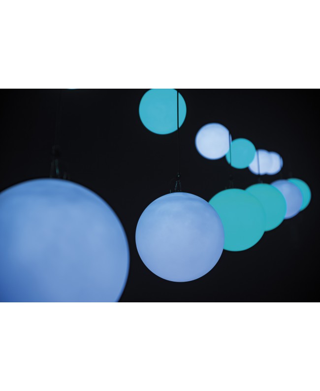 SHOWTEC Illumilift RGBW 4m Dispositivo di collegamento / 25cm Sfera LED Decorazione luminosa