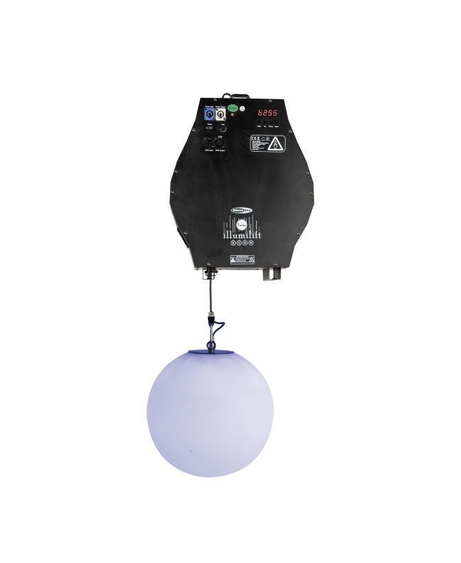 SHOWTEC Illumilift RGBW Turbo 6 m Dispositivo di collegamento ad alta velocità / 35 cm Sfera LED