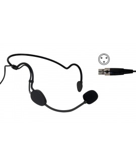 Fonestar Microfono Headset con Capsula Unidirezionale Elettrete Microfoni ad archetto e Earset