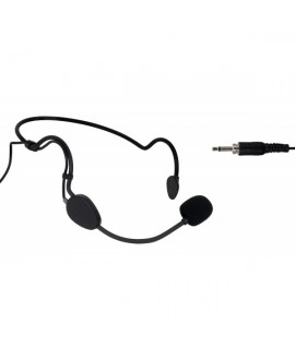 Fonestar Microfono Headset con Capsula Unidirezionale Elettrete Microfoni Lavalier