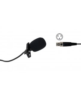 Fonestar Microfono Lavalier con Attacco Compatibile AKG e Gemini -3 POLI Microfoni Lavalier