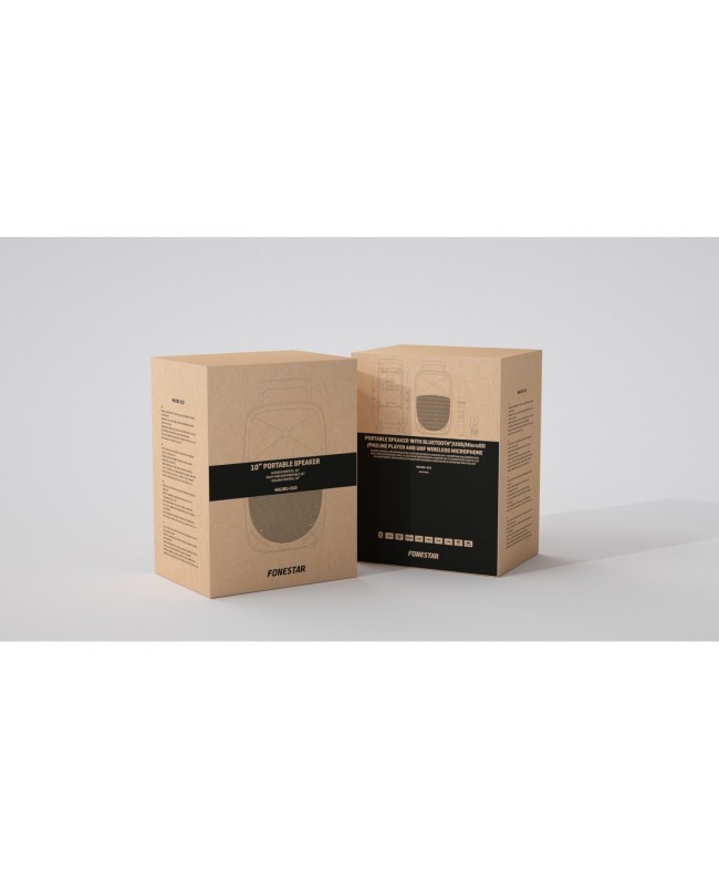 Fonestar Altoparlante 10 a Batteria, 100W Diffusori a batteria