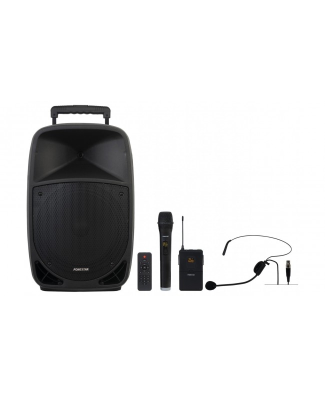Fonestar Altoparlante 12 a Batteria, 250W Diffusori a batteria