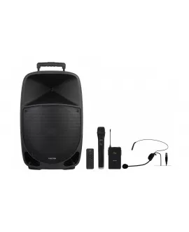 Fonestar Altoparlante 15 a Batteria, 250W Diffusori a batteria