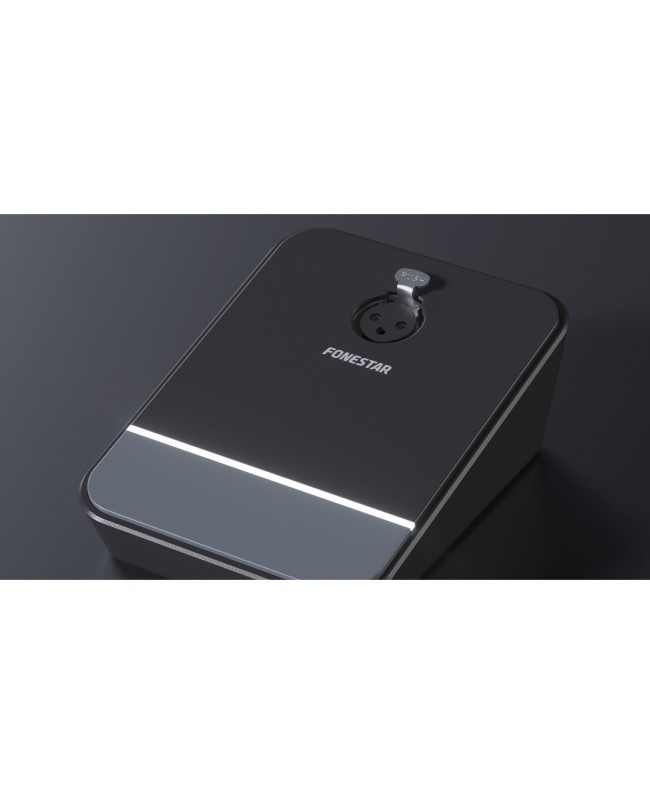 Fonestar BASE Microfonica da Tavolo per Microfonicollo di Cigno Preamplificata Basi da tavolo