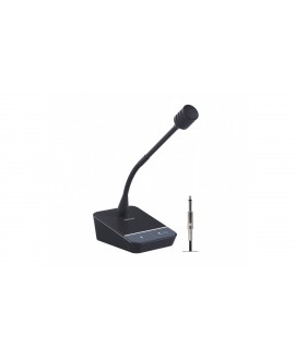 Fonestar Mikrofon Basis und Schwanenhals Mikrofon 32CM Dynamisch Unidirektional Schwanenhalsmikrofone