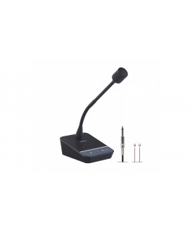 Fonestar BASE Microfonica e Microfono Collo di Cigno 32CM Dinamico Unidireziona Microfoni Gooseneck