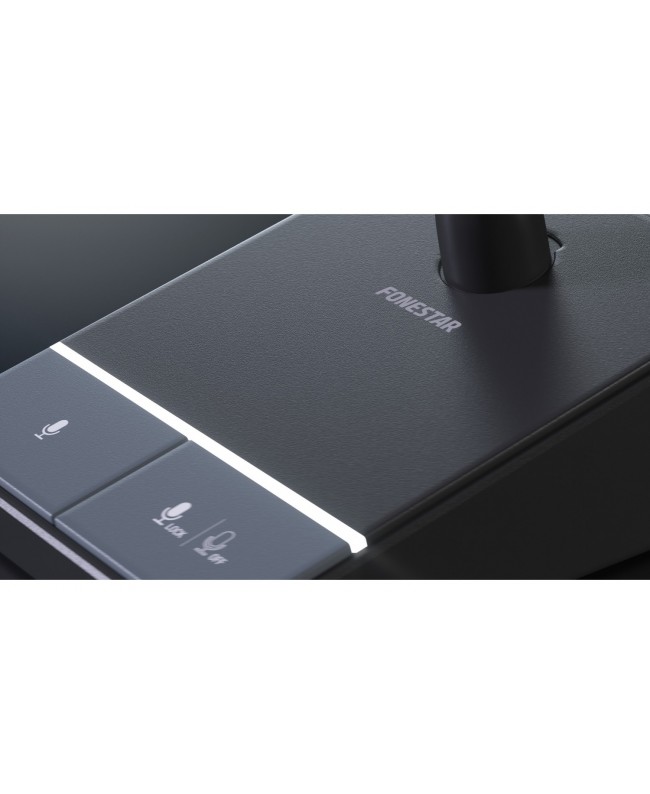 Fonestar BASE Microfonica e Microfono Collo di Cigno 32CM Dinamico Unidireziona Microfoni Gooseneck