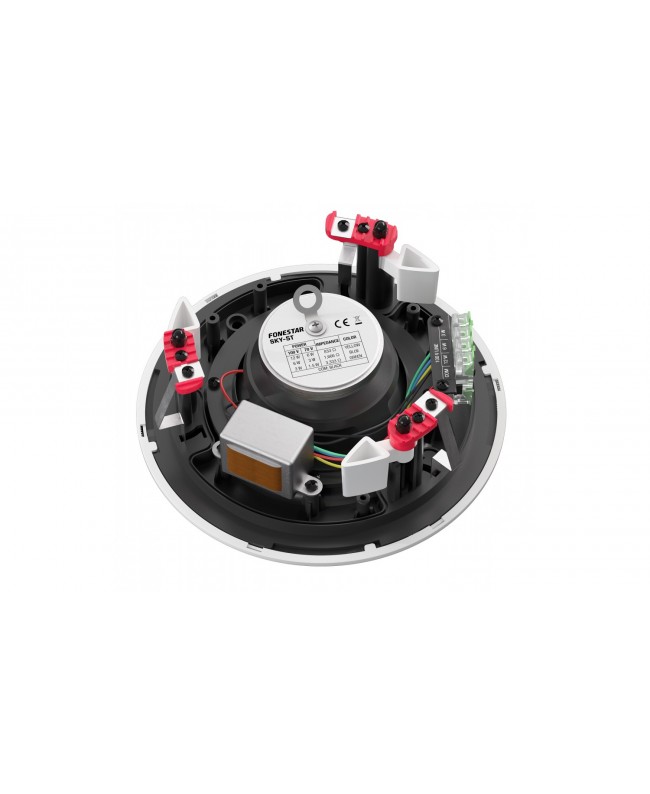 Fonestar ALTOPARLANTE DA SOFFITTO 5 TRASFORMATORE 100V 12/6/3 W RMS 97 dB Diffusori a soffitto