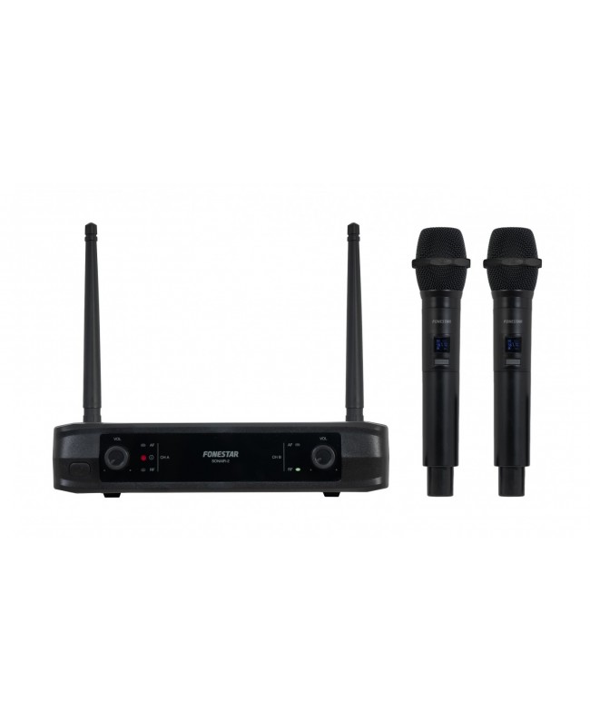 Fonestar Dual Wireless Handheld Microphone Handheld Wireless Systems