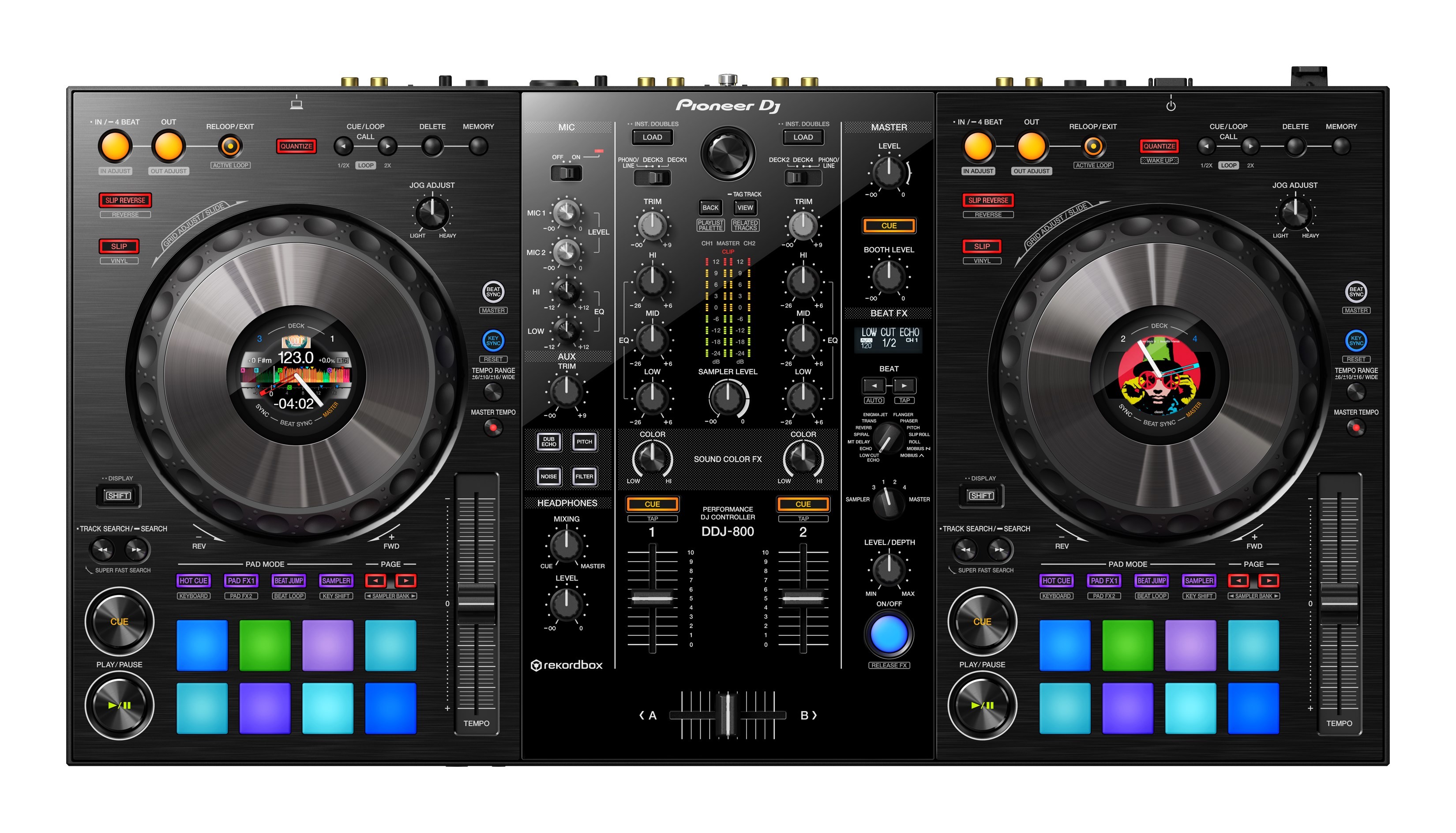 PioneerDDJ-800 コントローラー Pioneer DJ DDJ-800 Controller DJ portatile a 2 canali