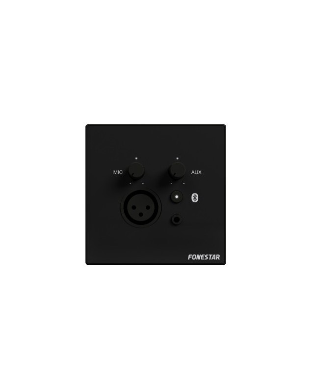 Fonestar Lautstärkeregler mit Mic-Line und Bteuroblock und RJ45 BLACK Zubehör für PA-Installationen