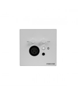 Fonestar Controllo Volume con in Mic-line e Bteuroblock e RJ45 Bianco Diffusori da parete