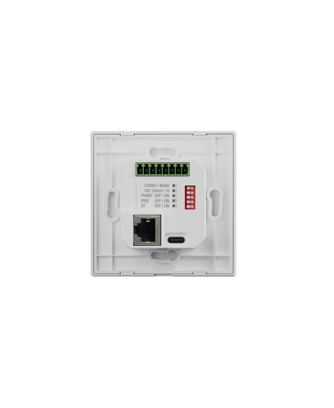 Fonestar Lautstärkeregler mit Mic-Line und Bteuroblock und RJ45 Weiß Zubehör für PA-Installationen
